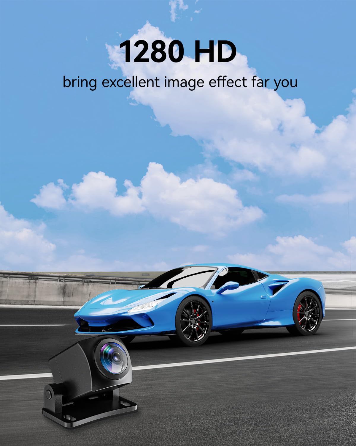 REDTIGER backup camera is water resistant for use in rain or splashes.