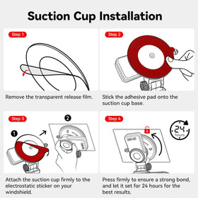REDTIGER electrostatic stickers reinforce grip on smooth surfaces.