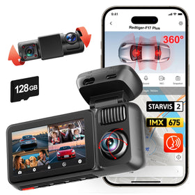 REDTIGER F17 Plus front camera capturing clear daytime road footage for evidence