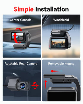 REDTIGER F4 Pro voice control dash camera for hands-free driving