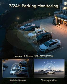 REDTIGER F77 parking mode for verified incidents