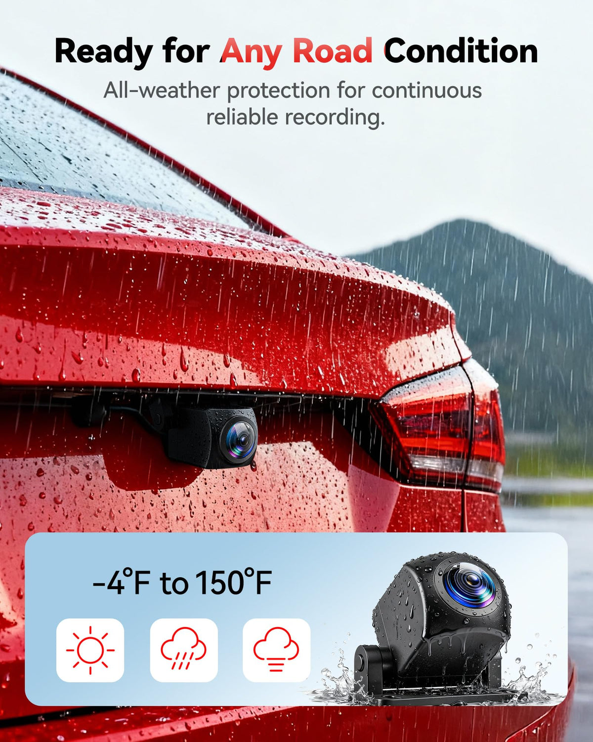 REDTIGER F7N 5.8GHz WiFi enables quick video transfer to your phone