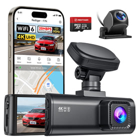 REDTIGER F7N front 4K camera captures high-detail footage for day and night on the road