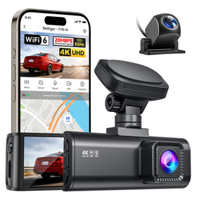 Redtiger F7N-N front camera in 4K capturing highway details for clear evidence.