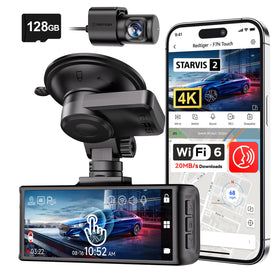 REDTIGER F7N TOUCH front 4K sensor captures wide-angle daytime footage