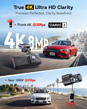 RedTIGER F7NA dual cameras reduce blind spots with wide coverage