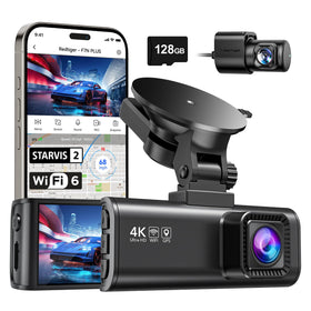 Redtiger F7NP front 4K recording captures crisp road details for clear evidence on the go.