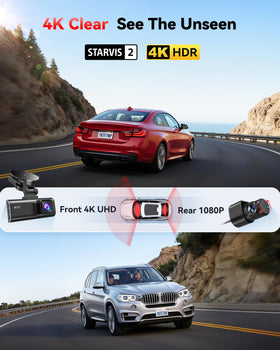 Redtiger F7NP rear 1080p recording provides supplementary video evidence from behind your vehicle.