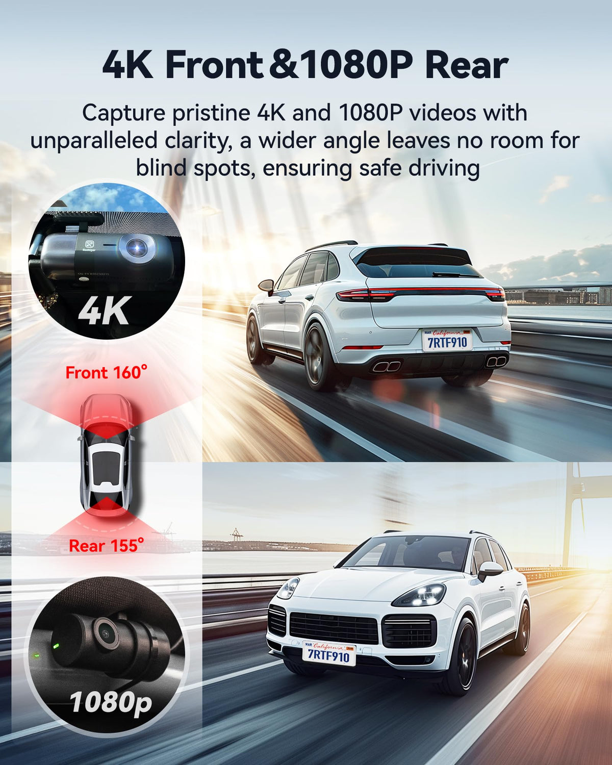 REDTIGER F9 GPS tracking shows speed and route history for easy reference.