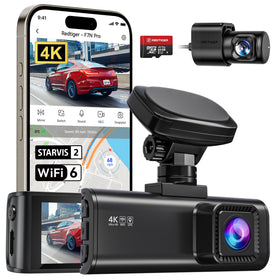 REDTIGER front camera 4K clarity captures sharp license plates and road details