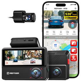 REDTIGER front camera view showing clear road details and improved evidence