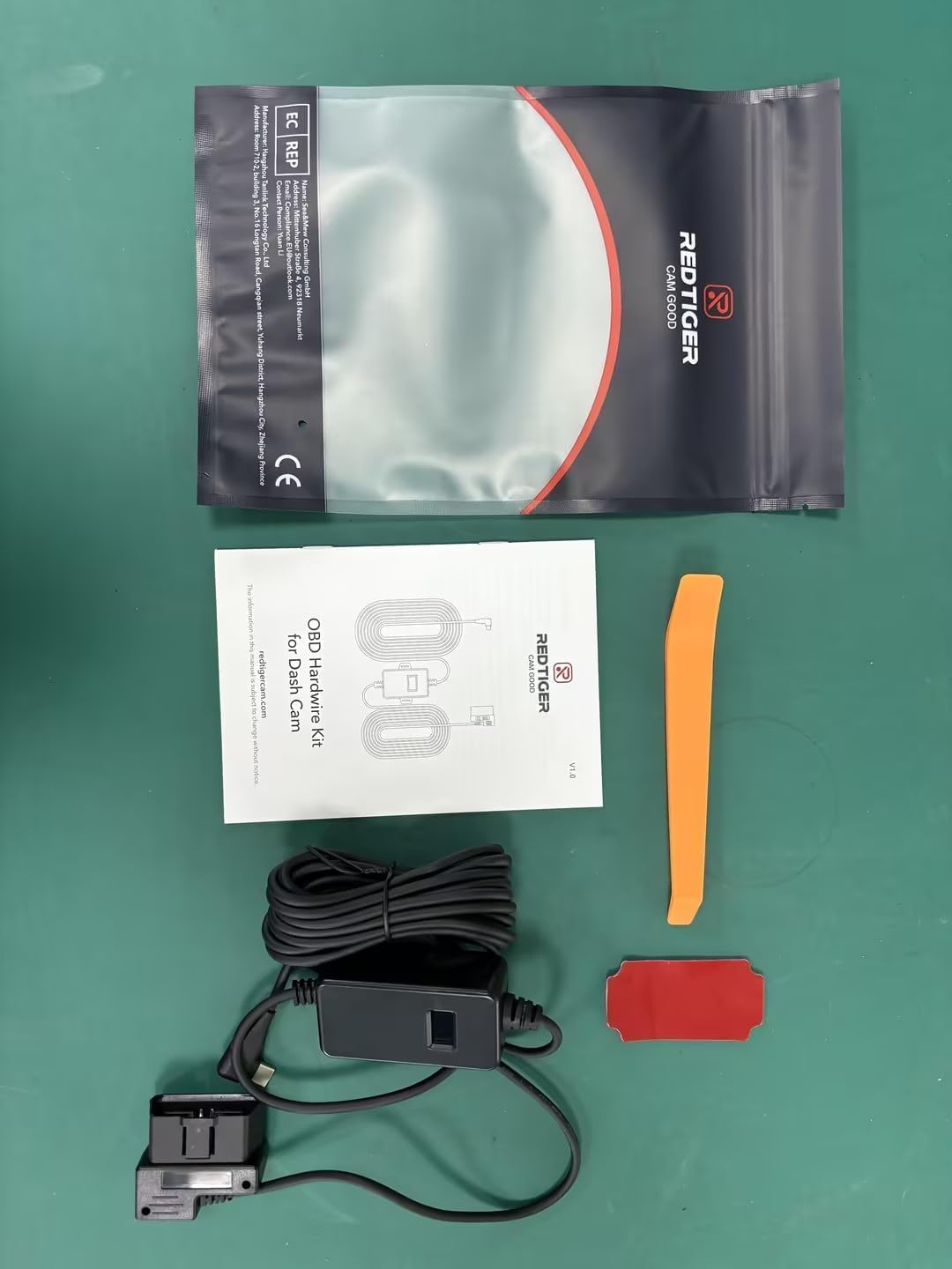 REDTIGER installed on parked car showing continuous monitoring benefit