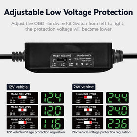 Redtiger OBD hardwire kit installation is clean and non-invasive