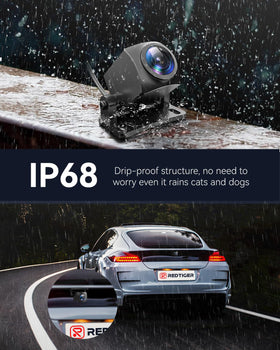 REDTIGER original rear camera for dash cams fits REDTIGER models.