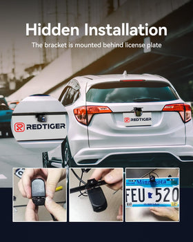 REDTIGER rear-camera cable assembly simplifies connection and tidy routing.