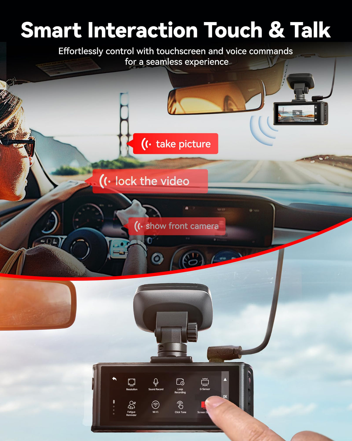 REDTIGER STARVIS 2 sensor enhances night and backlit footage.