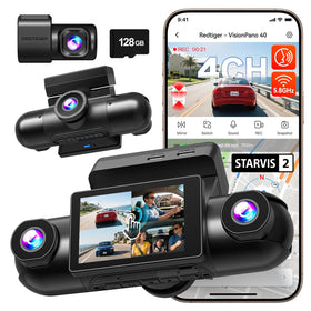 Redtiger VP40 front camera view delivering sharp 2.5K footage for clear road evidence.