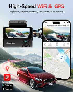 REDTIGER WiFi GPS app playback on phone for instant clip review and sharing