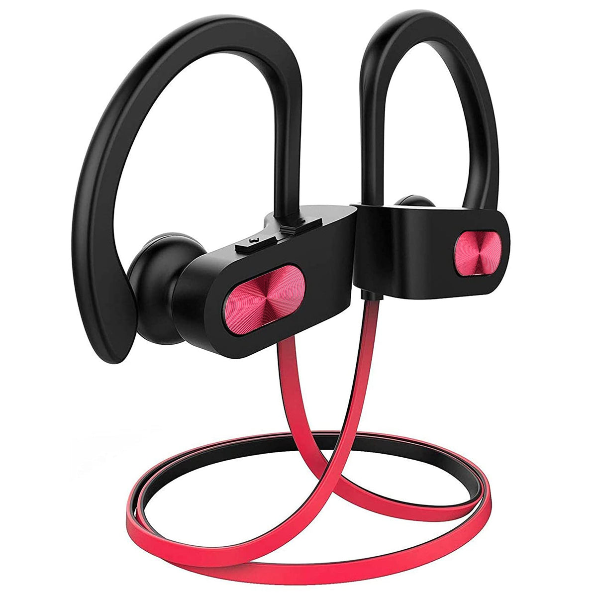 Redzoo Flame running headphones front view for immersive workouts and secure fit.
