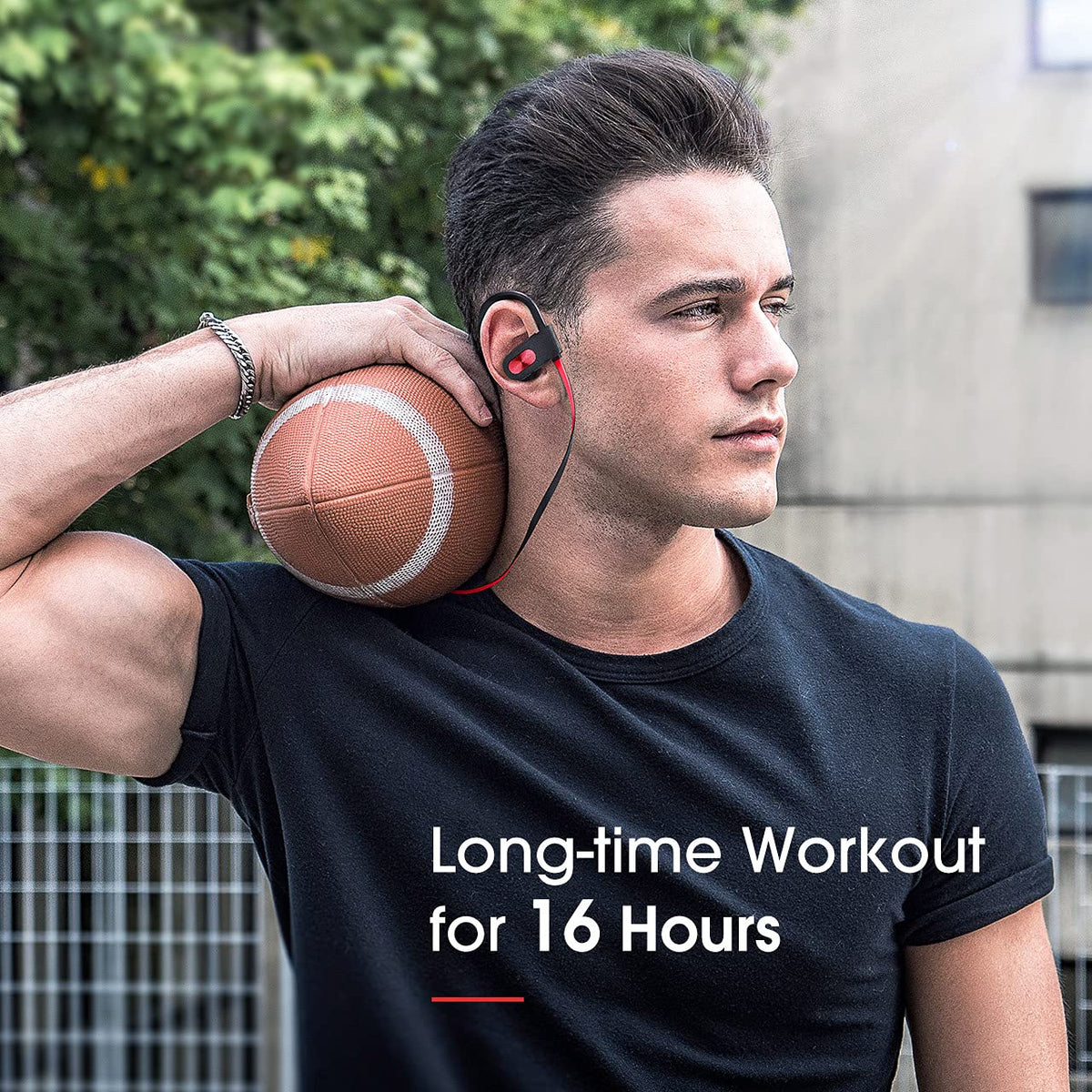 Redzoo Flame IPX7 sweatproof shell protects against rain and sweat.