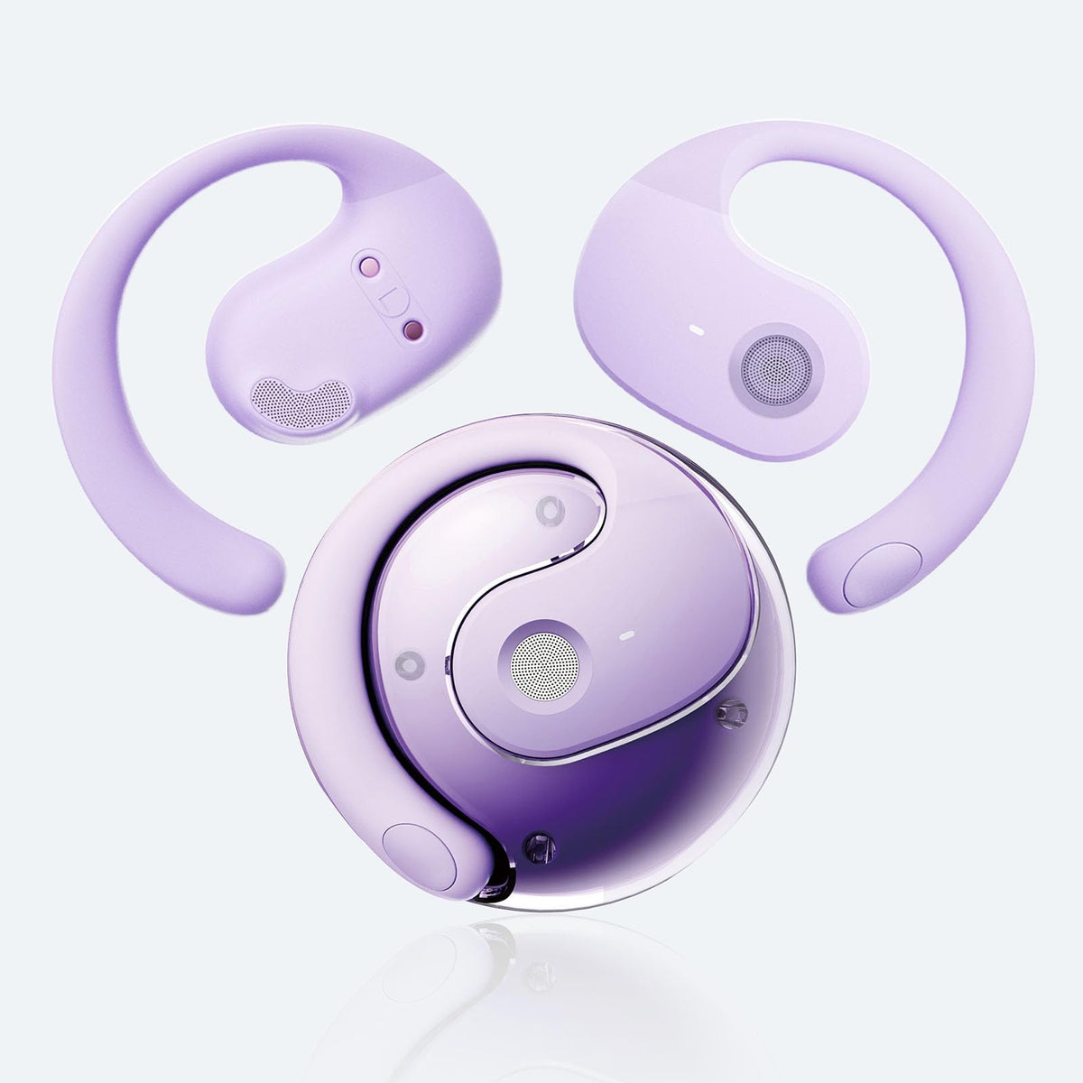 Reegus front view showing headset and benefits of secure fit