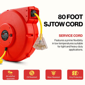 ReelWorks LED light-up triple-tap for quick tool access.