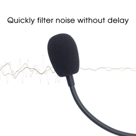REEYEAR mic bendable arm enables flexible positioning for quick setup.