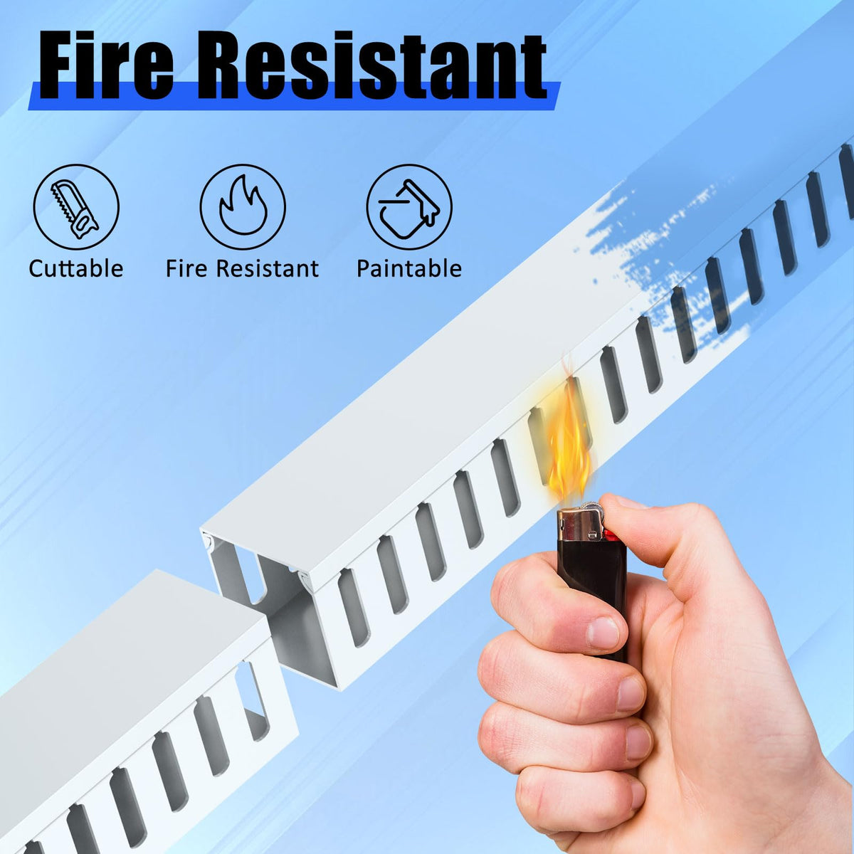 REFLYING adhesive tape and screws included for secure mounting options