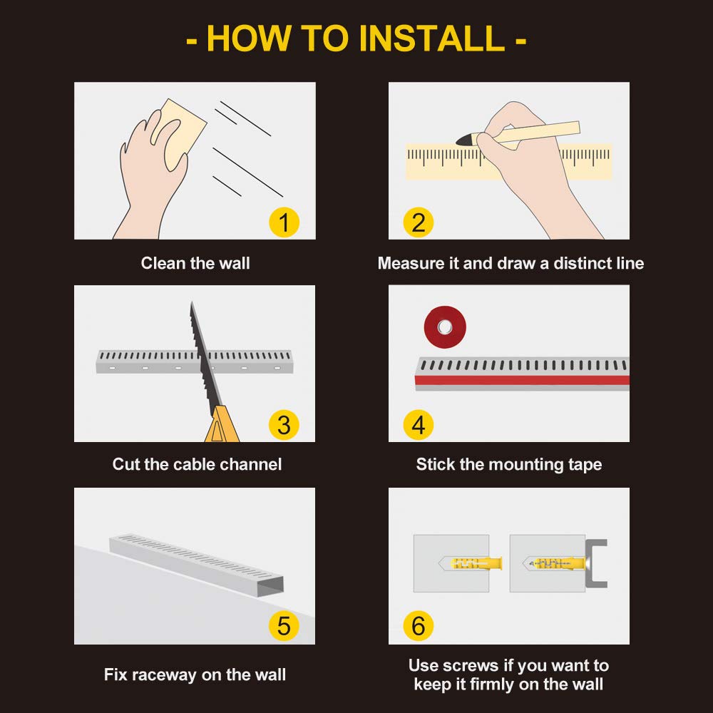 REFLYING entertainment system cables hidden for a cleaner living area