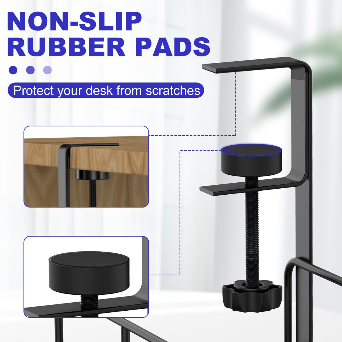 REFLYING silicone pads shield your desk from scratches