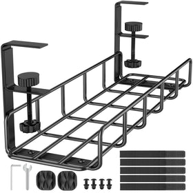 REFLYING under-desk tray with no-drill mount for clean installation