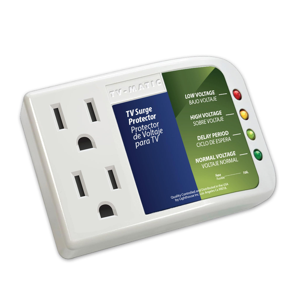 Refrigmatic front panel showing compact protector and plug benefit: reliable safeguarding