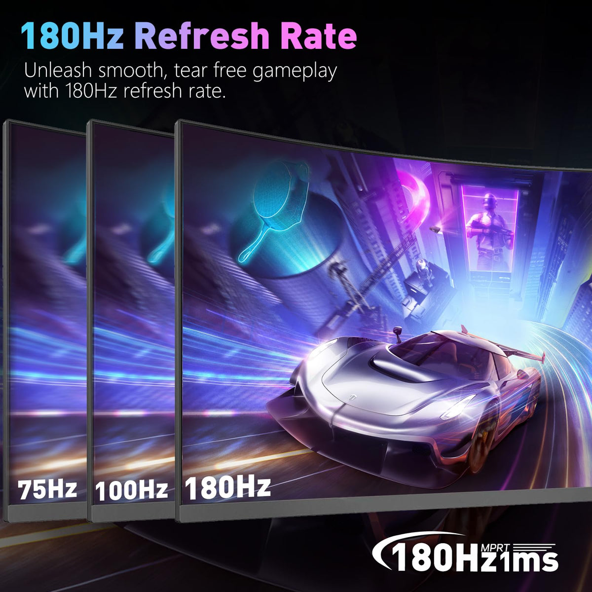 ReHisk 1ms response time detail highlights snappy input and reduced blur