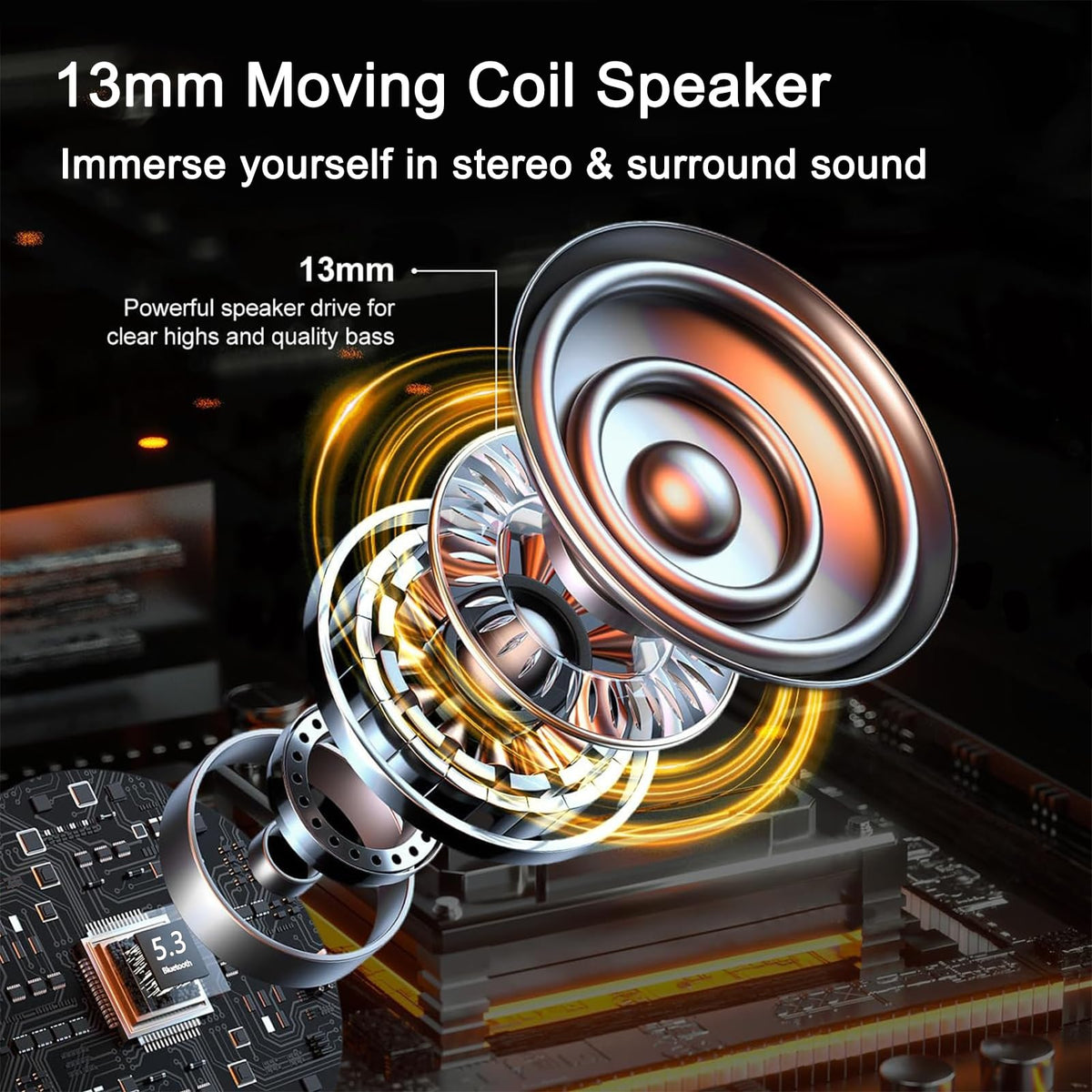 Rehoria built-in mic enables hands-free calls while resting or sleeping.