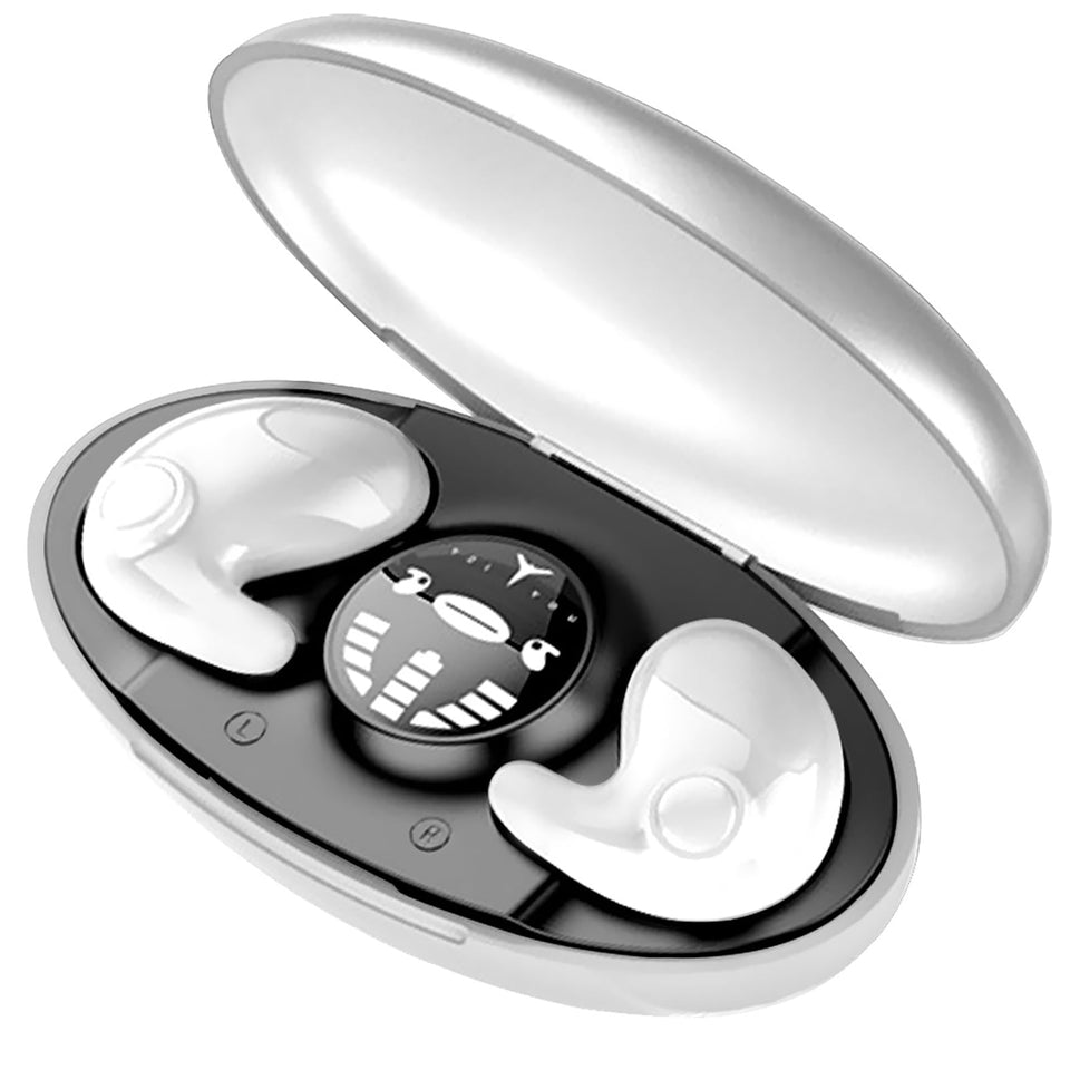 Rehoria invisible sleep earphone for side sleepers with discreet fit and comfortable wear during rest.
