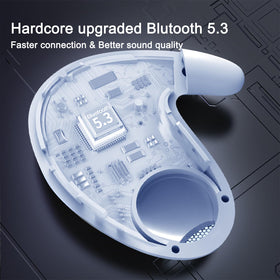 Rehoria IPX5 waterproof design keeps listening comfortable during workouts or rainy days.