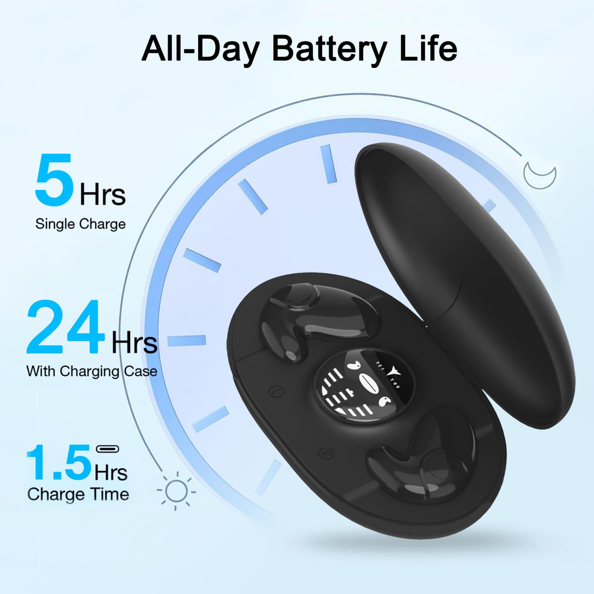 Rehoria lightweight charging case extends listening time on the go
