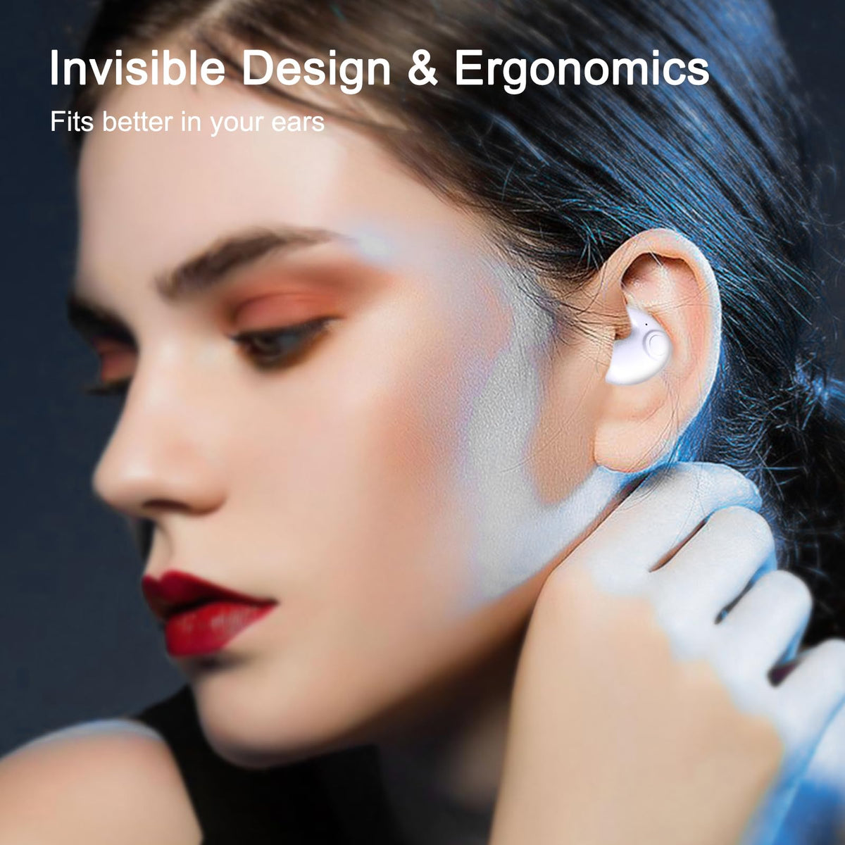 Rehoria travel-friendly earbuds with compact case for on-the-go listening.