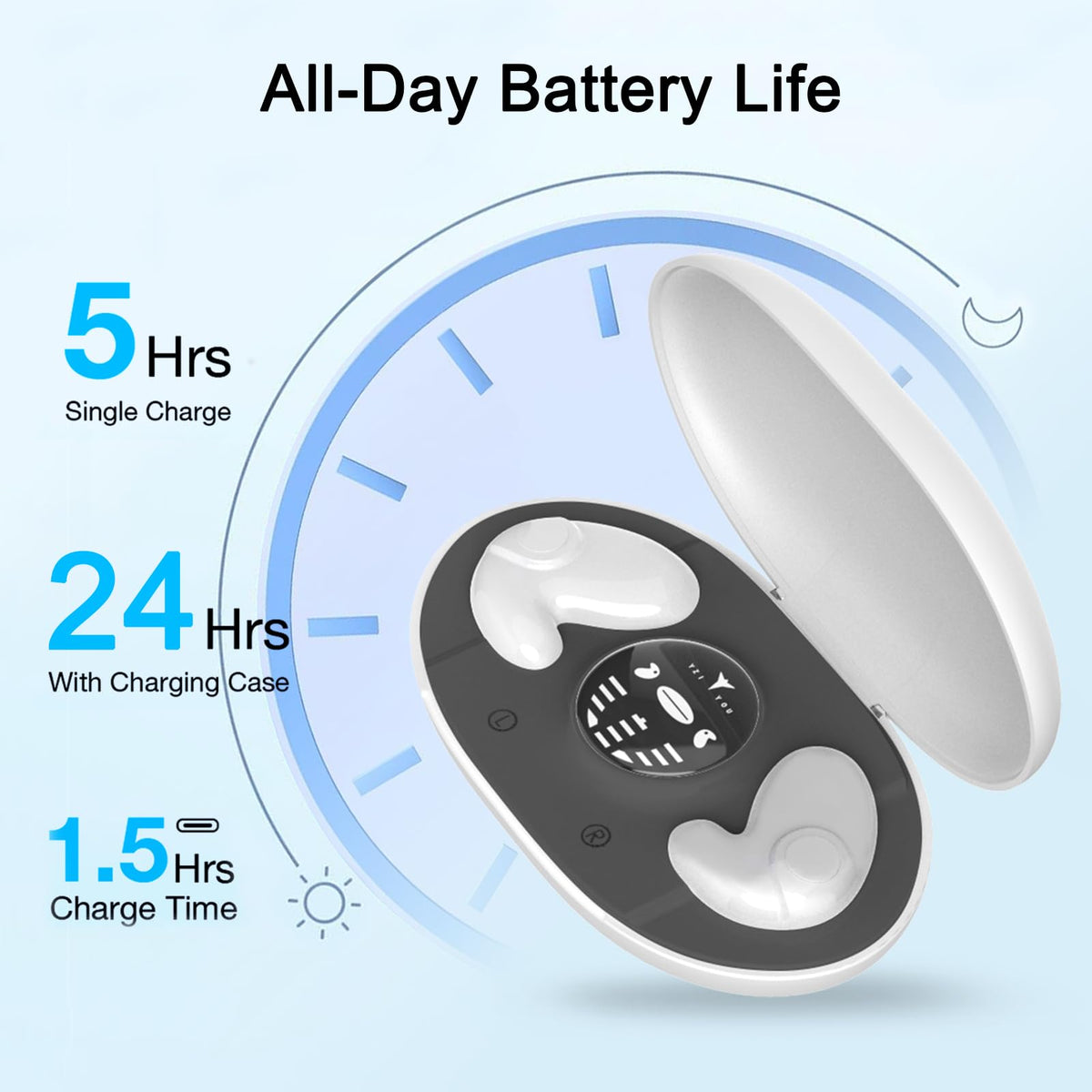 Rehoria Type-C fast charging smooths daily top-ups with efficient, convenient charging wherever you are.