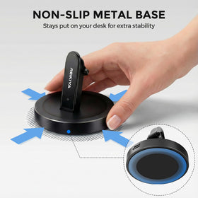 LED indicator on REIKIYA charging stand showing charging status for Ray-Ban Meta