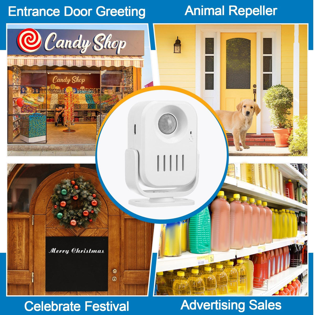Relaxweex multi-sound options create festive ambience at events.