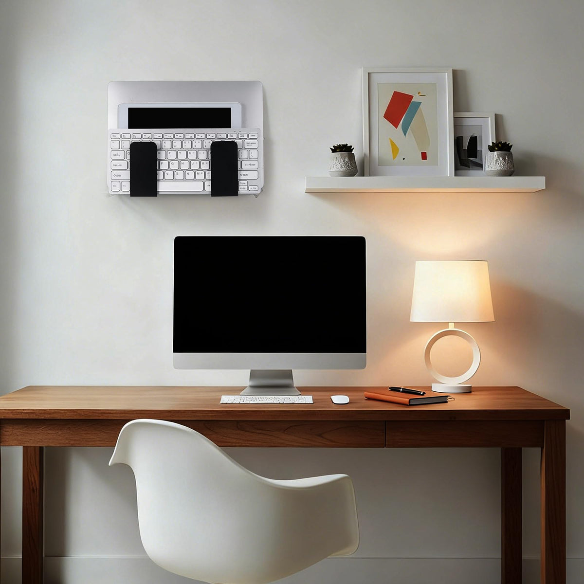 Relaxweex wall mount fits kitchen or study for tablet viewing