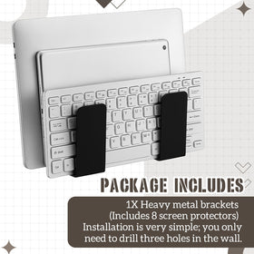 Relaxweex sturdy metal construction with a black finish enhances durability