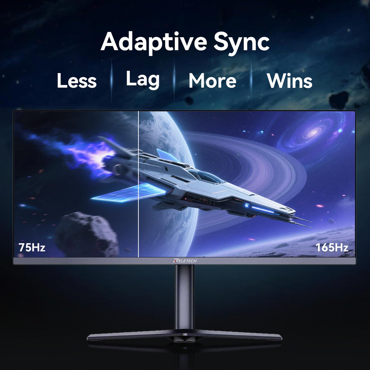 Reletech dual HDMI and DisplayPort inputs for versatile connections