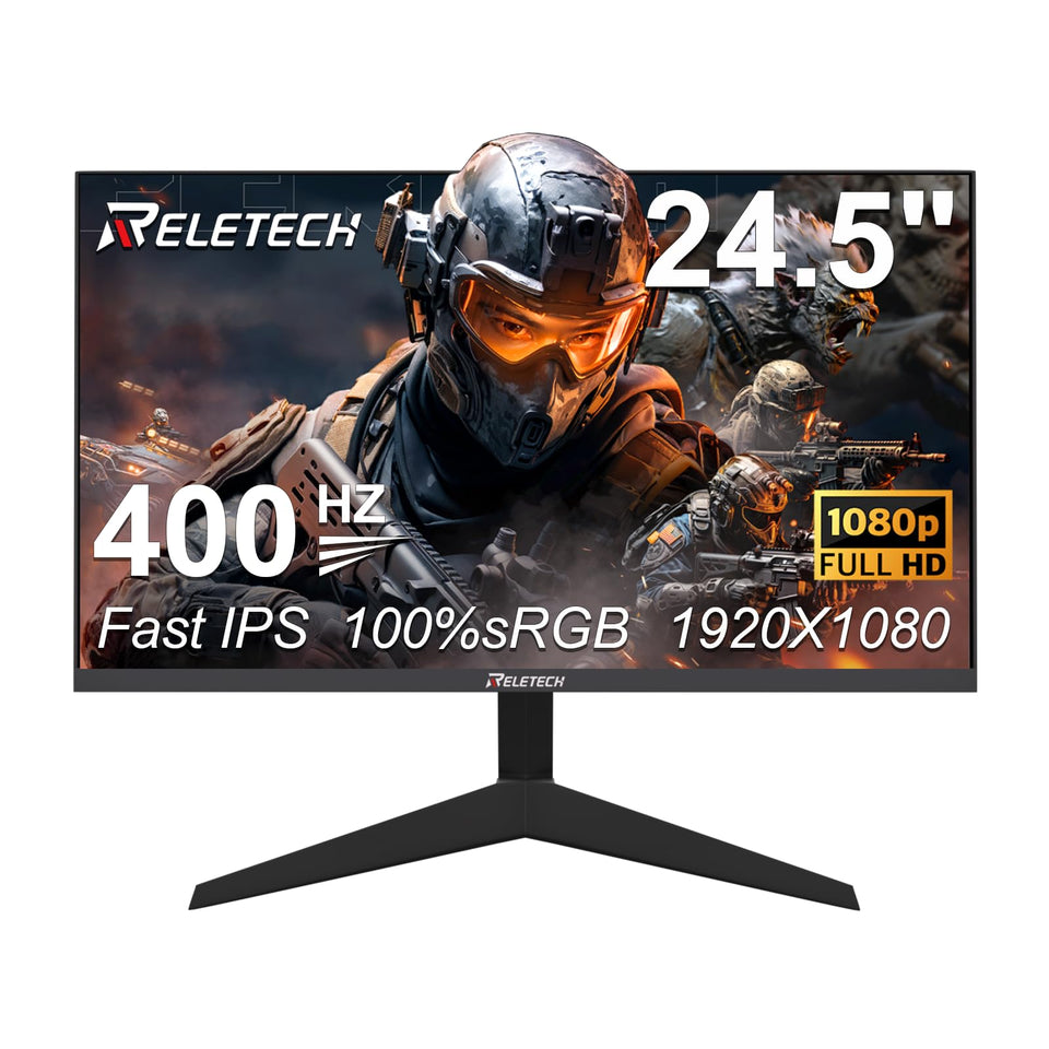 Reletech GT25 Sniper front view with slim bezels for immersion