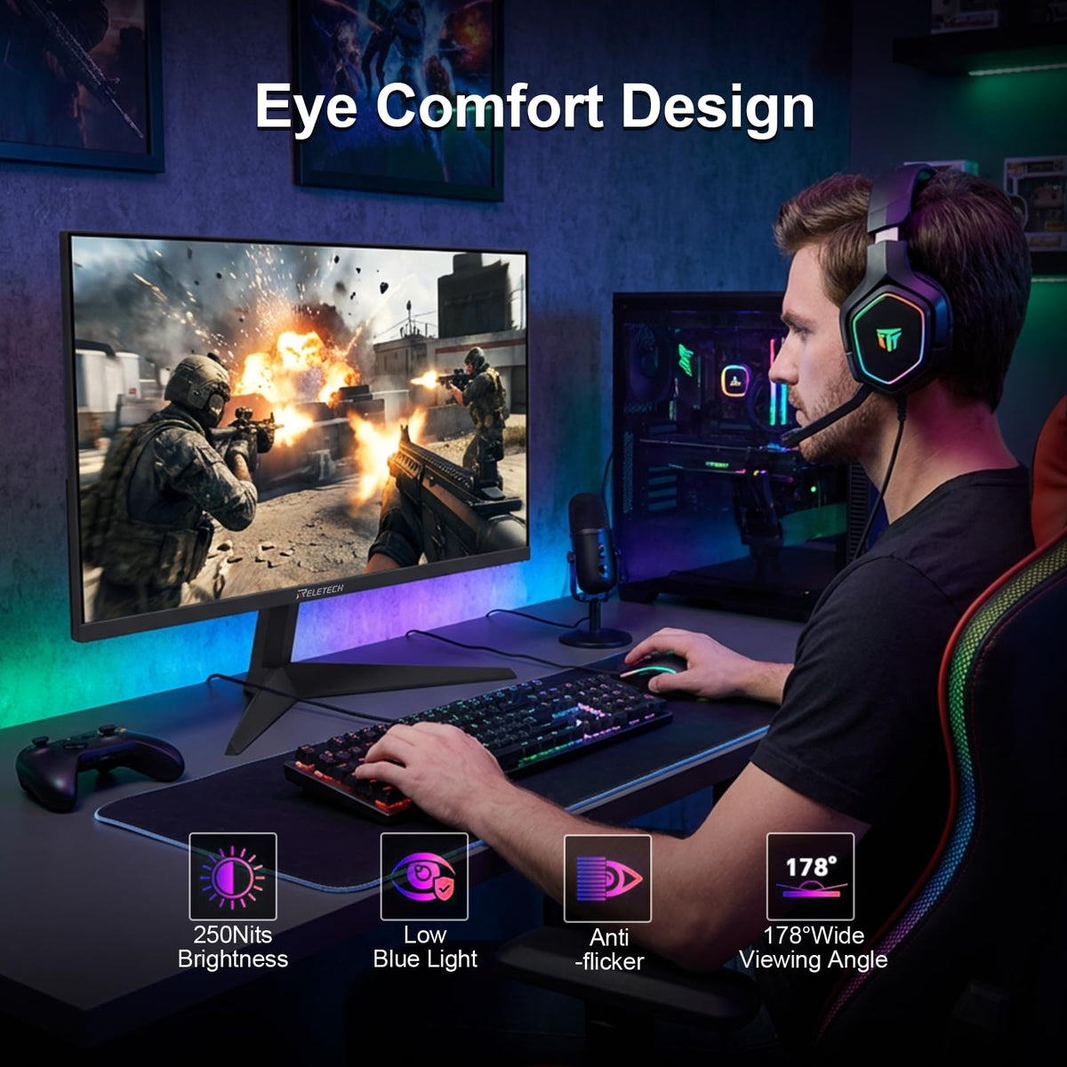 Reletech GT25 Sniper HDR with 100% sRGB coverage