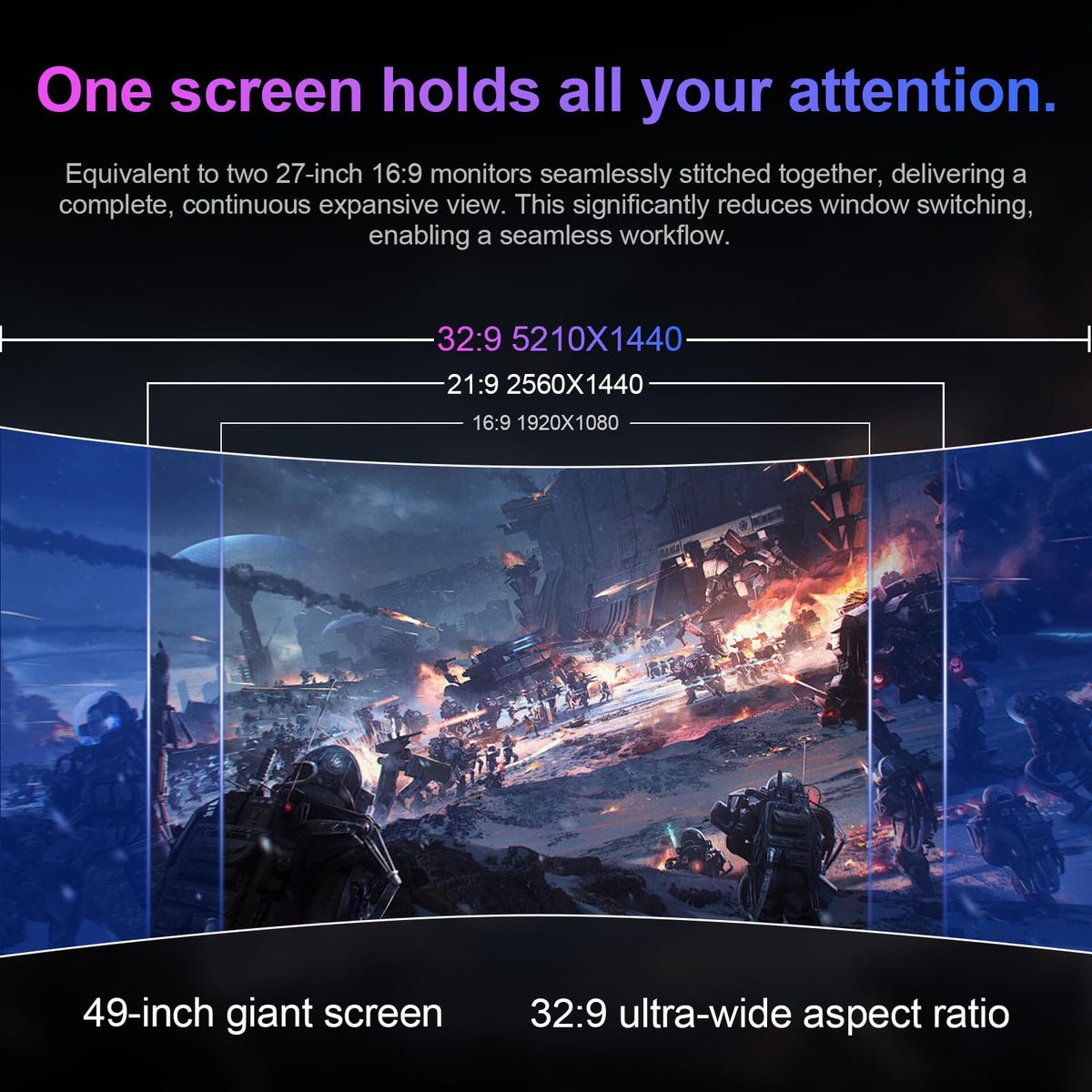 Reletech Raptor 165Hz monitor delivers smooth, fast-paced action for gaming.