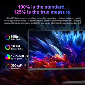 Reletech Raptor 1ms response minimizes motion blur in fast scenes.