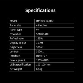 Reletech Raptor VESA compatibility enables flexible mounting options.