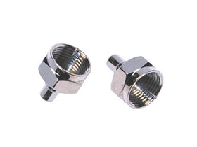 Included accessories: power cable and termination caps next to Reliable Cable unit, simplifies installation